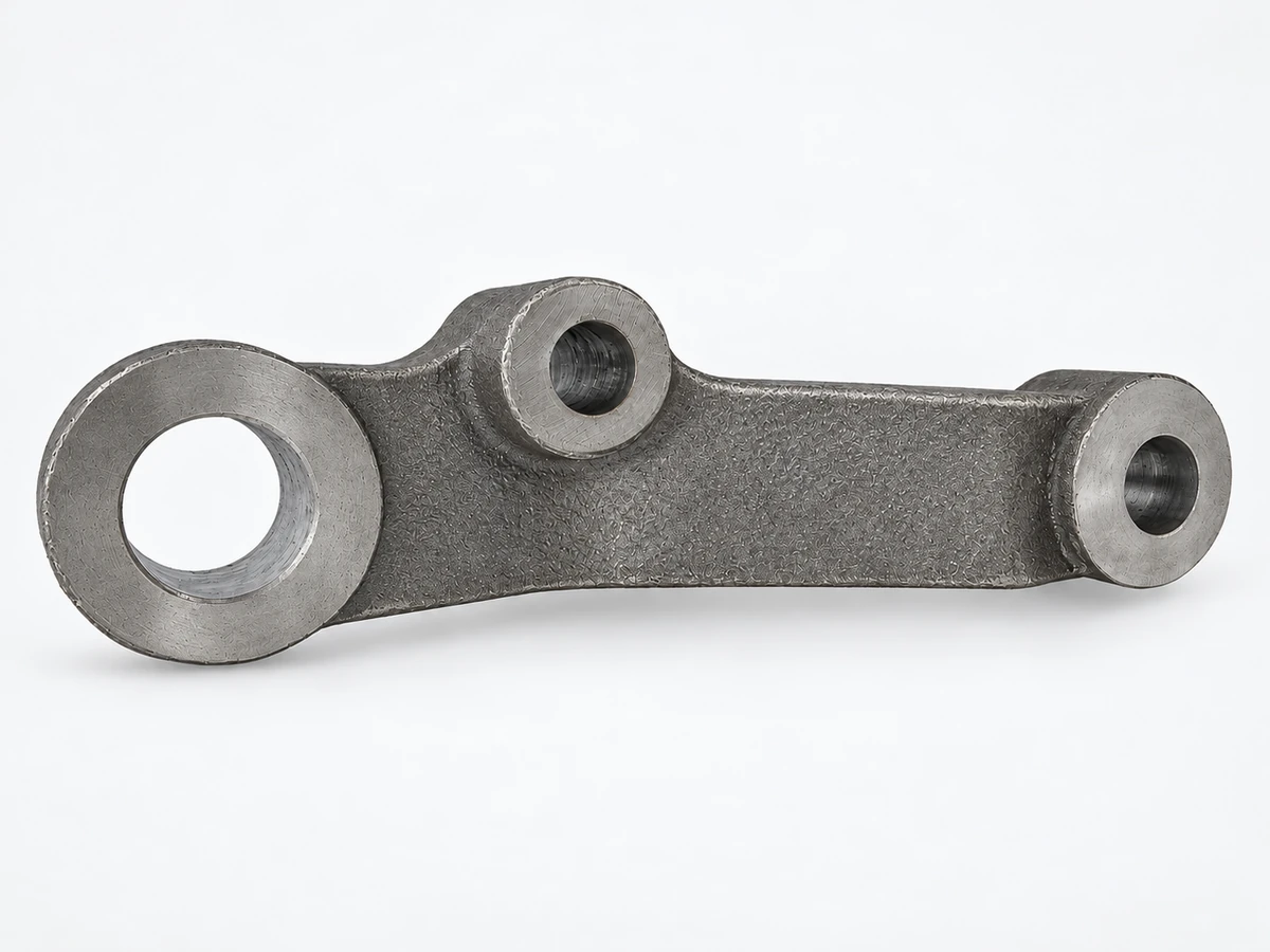 Wontide three-bore lift arm with machined interfaces