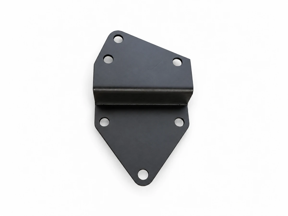 Triangular formed mounting plate