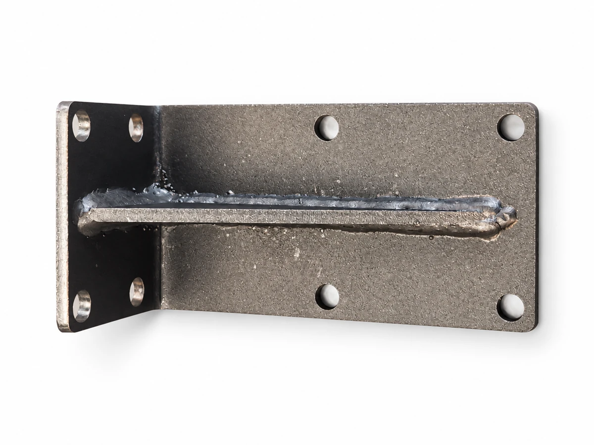 Welded gusset bracket