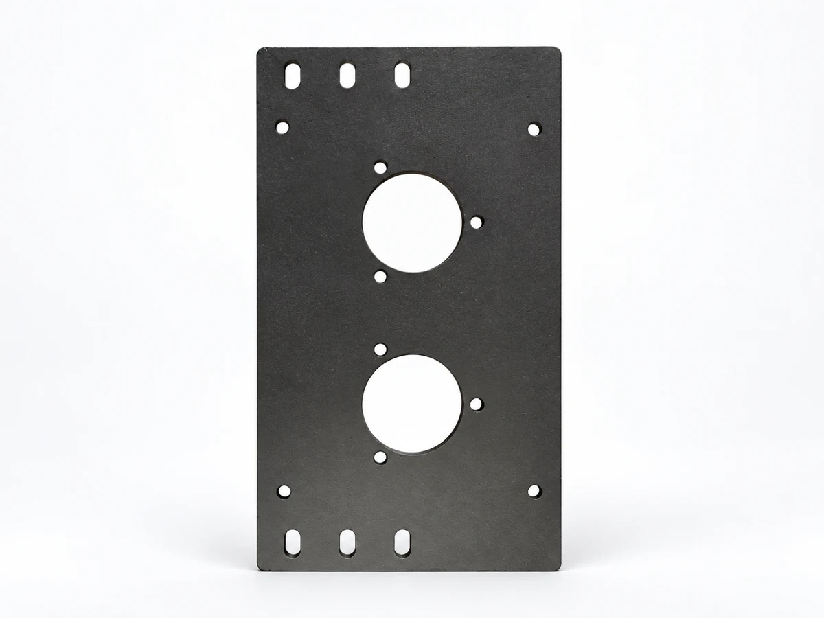 Work light mounting plate